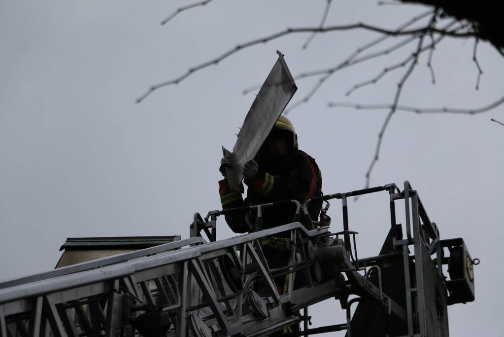 Hulpdiensten druk met stormschades