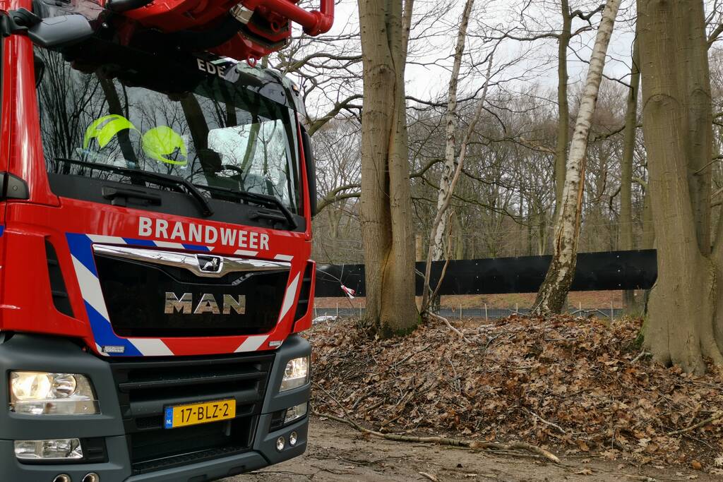 Boom dreigt op A12 te vallen