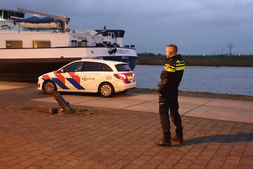 Voertuig te water geraakt