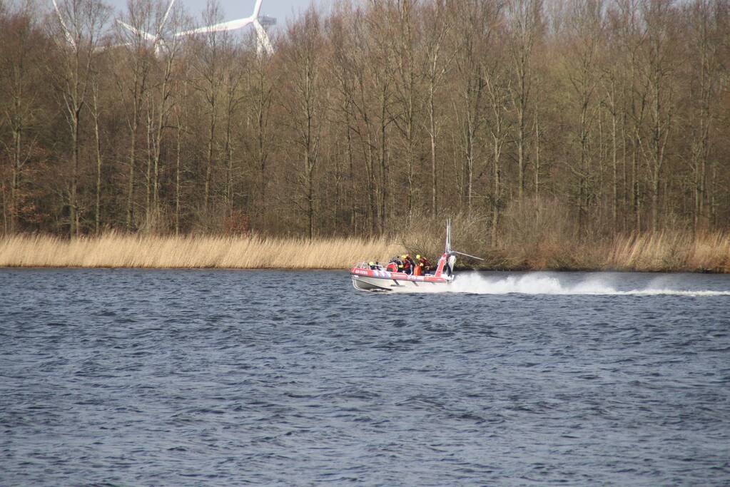 Grote inzet voor brand op vaartuig