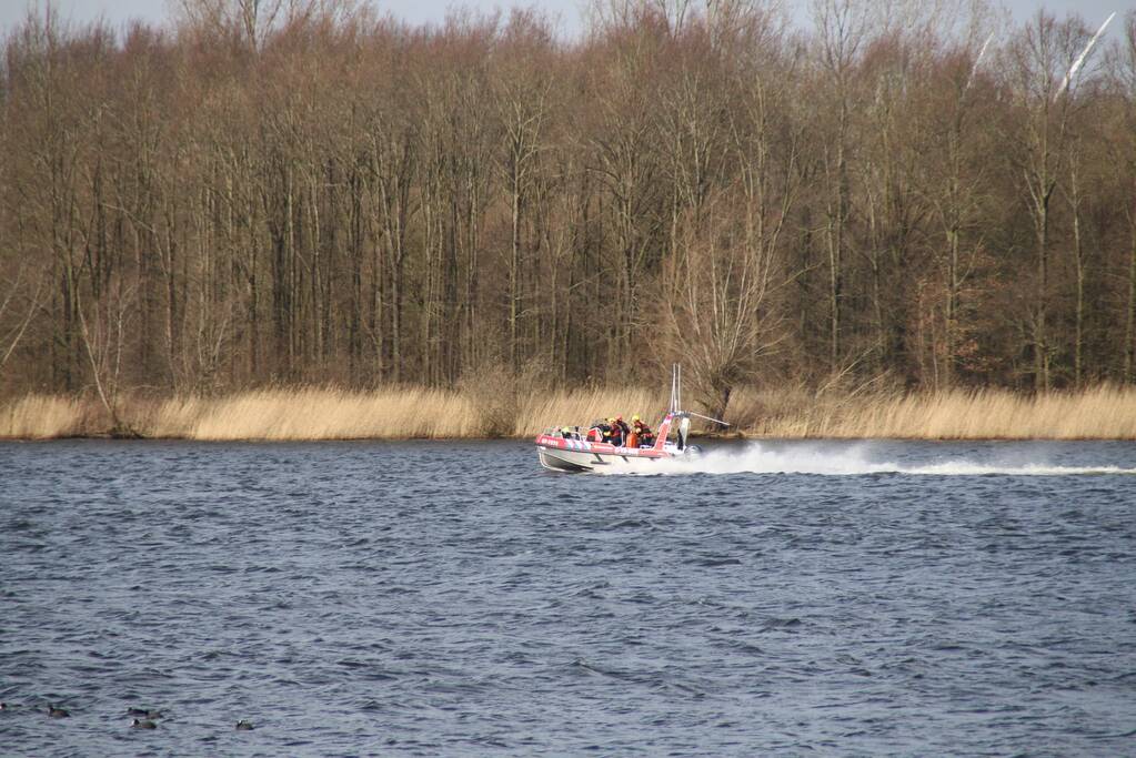 Grote inzet voor brand op vaartuig
