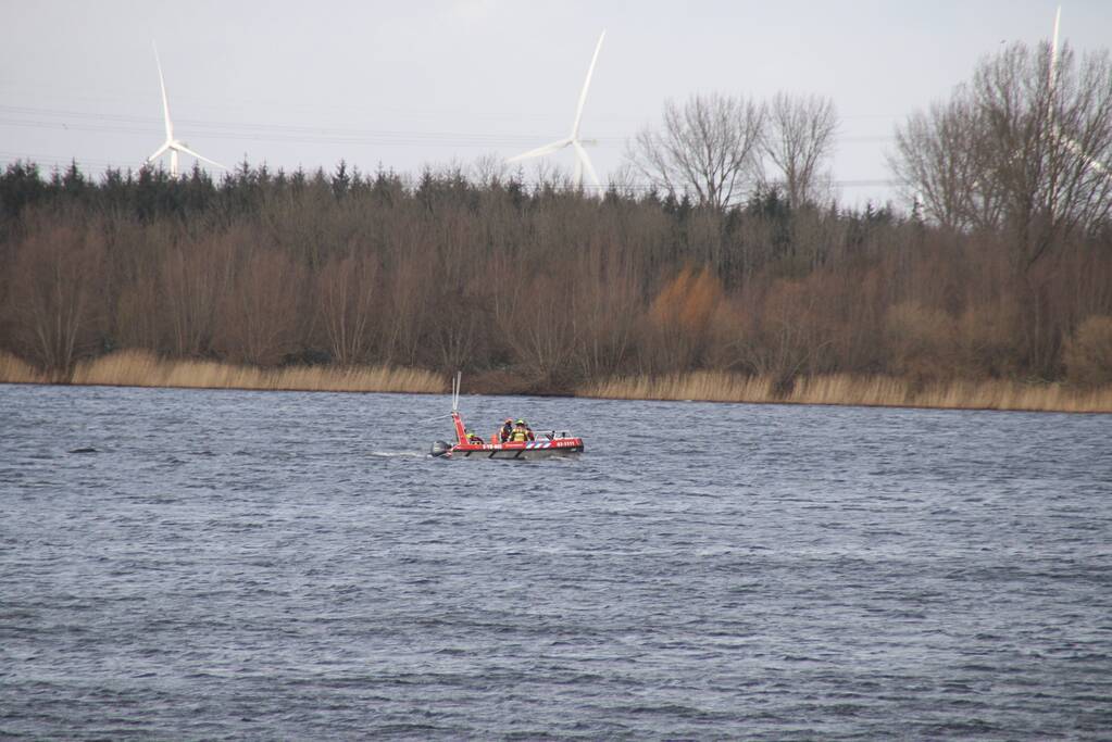 Grote inzet voor brand op vaartuig