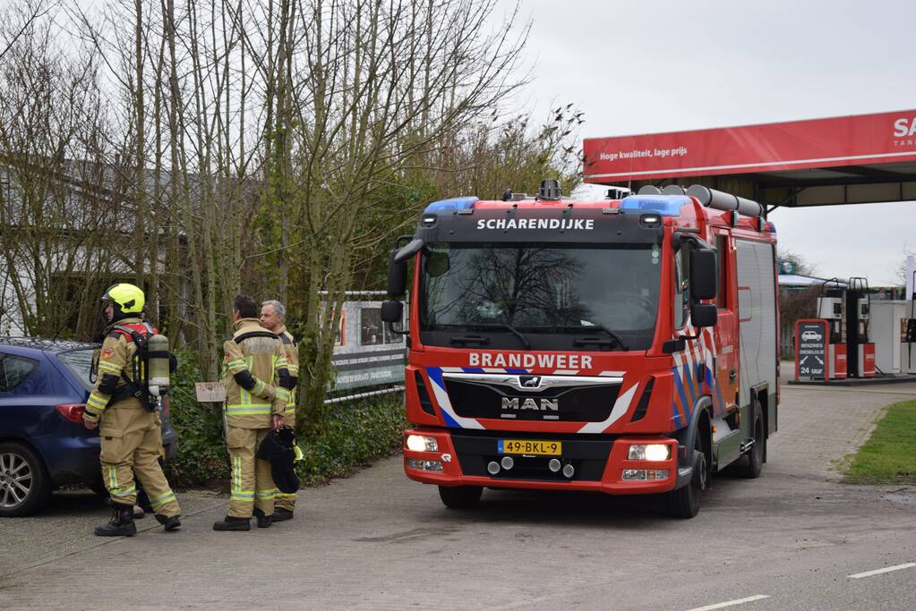 Persoon gewond door CO-vergiftiging Sakko tankstation