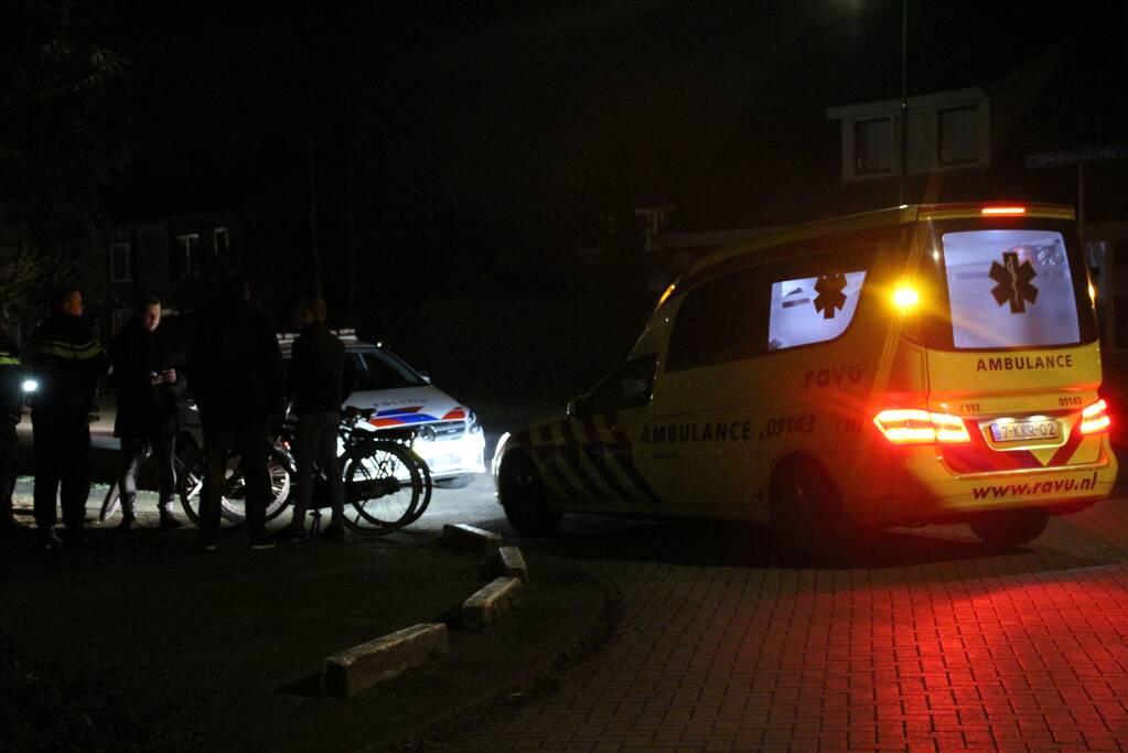 Dronken man gewond na valpartij