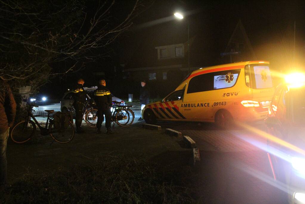 Dronken man gewond na valpartij