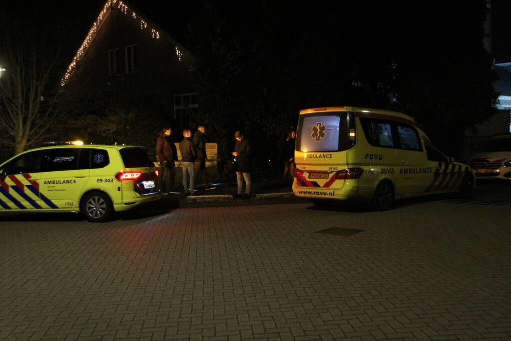 Dronken man gewond na valpartij