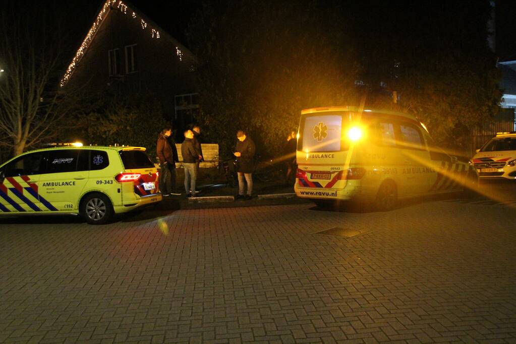 Dronken man gewond na valpartij