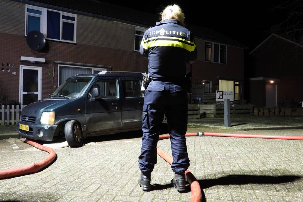 Olie in riool door kapotte auto