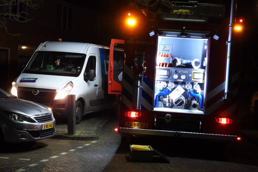 Olie in riool door kapotte auto