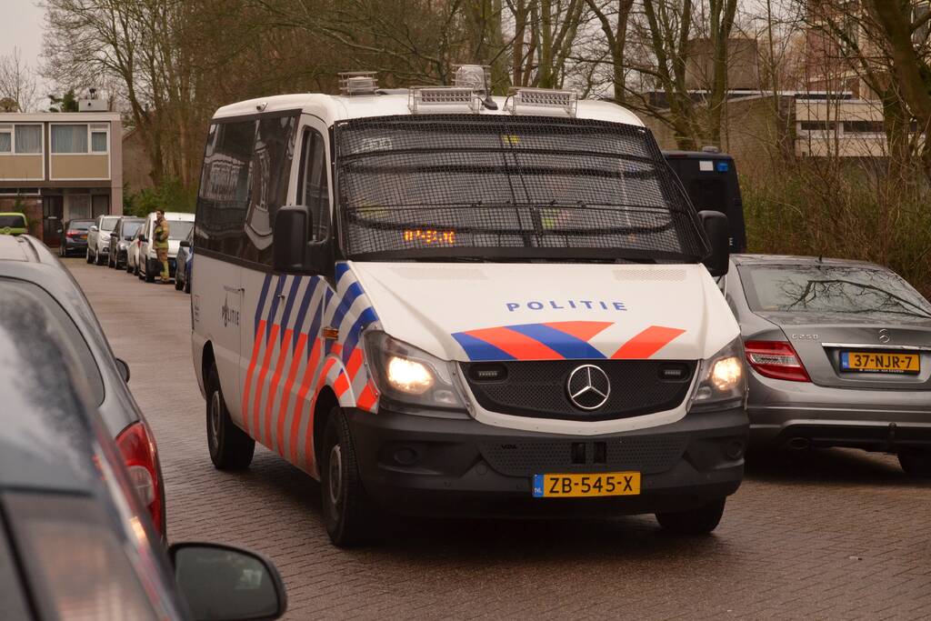 Grote inzet van hulpdiensten bij arrestatie