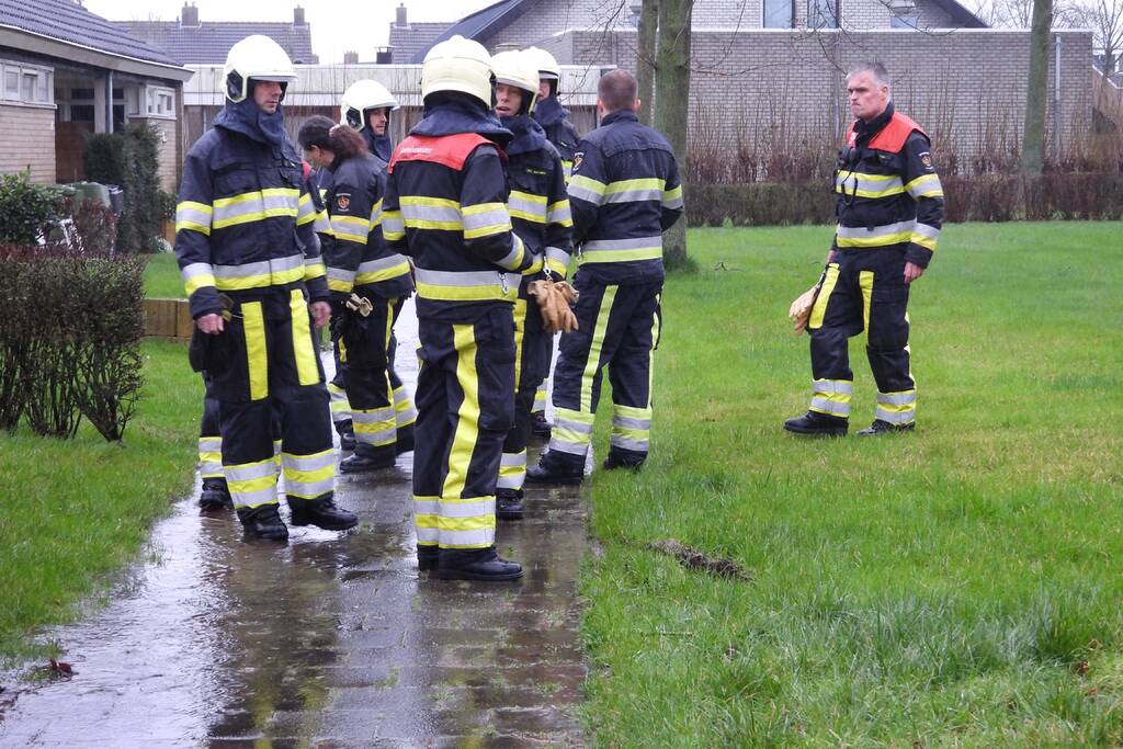 Stoepen overstromen door verstopte putten