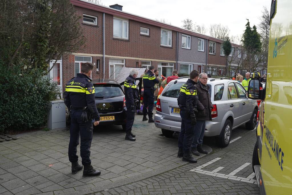 Man schiet met auto voortuin in en komt om het leven