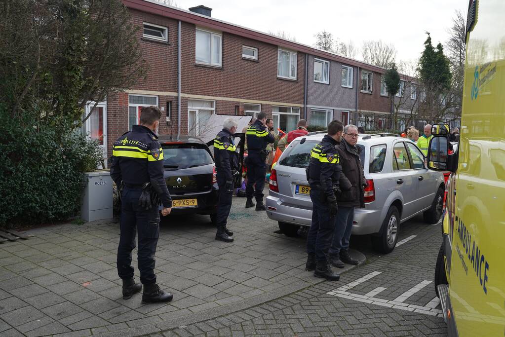 Man schiet met auto voortuin in en komt om het leven