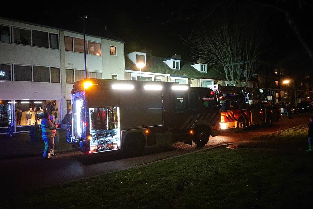 Schoorsteen brand blijkt loos alarm