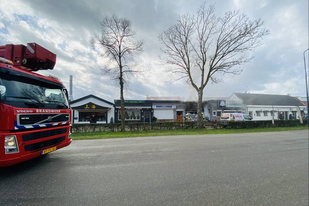 Uitslaande brand in Egyptisch shoarma-restaurant Amon