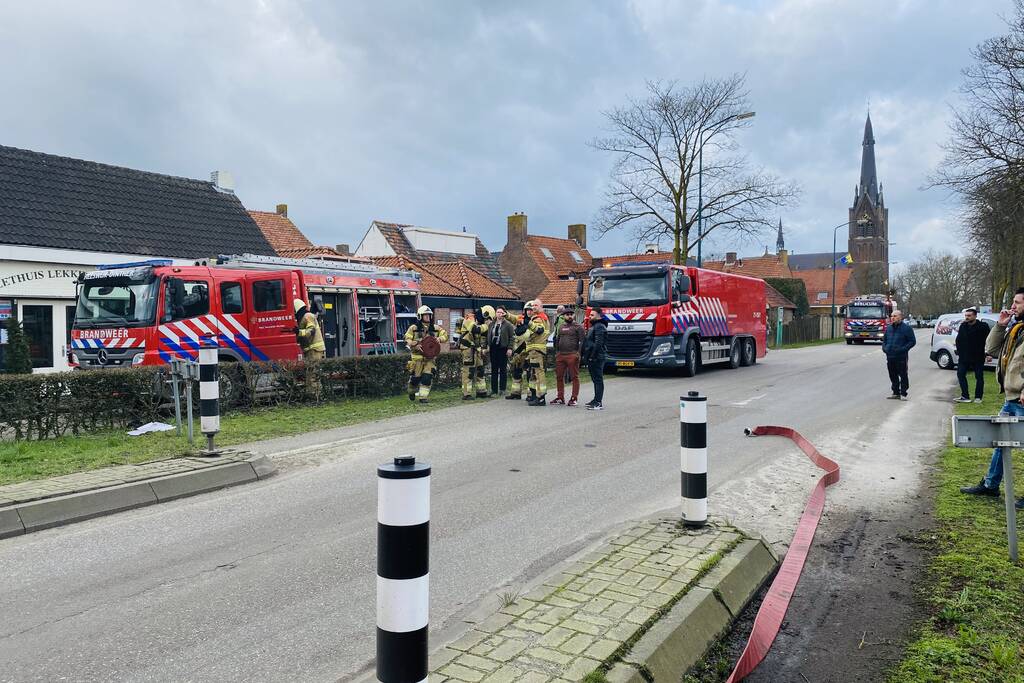 Uitslaande brand in Egyptisch shoarma-restaurant Amon