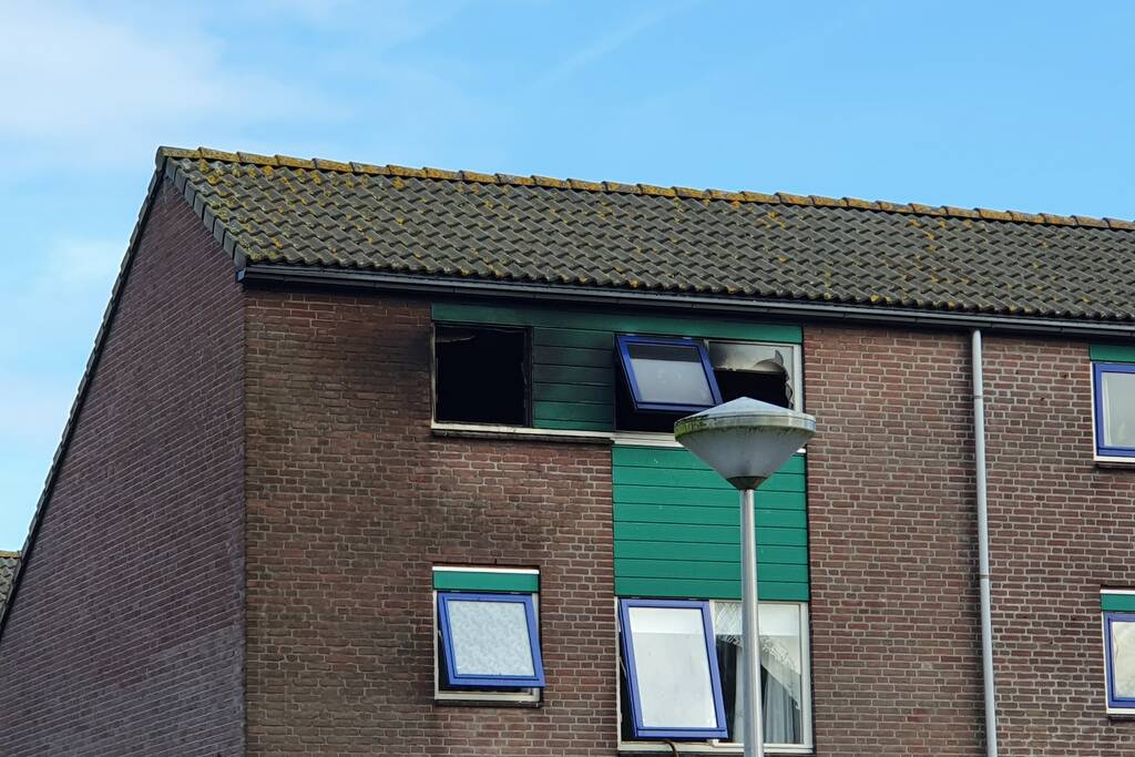 Veel schade aan woning na brand