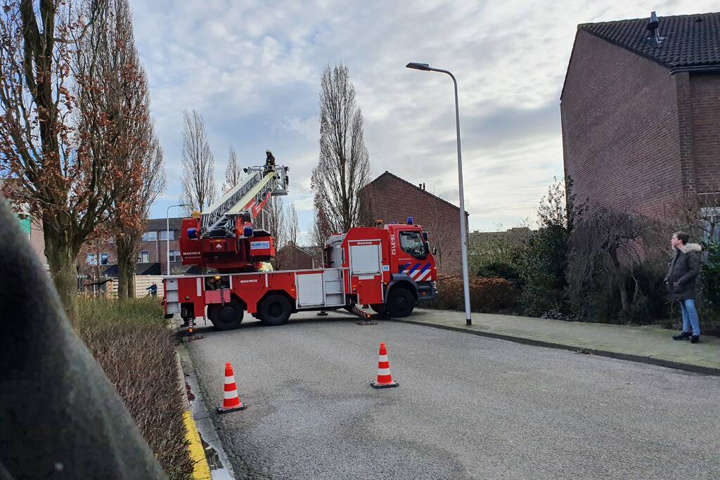 Veel schade aan woning na brand