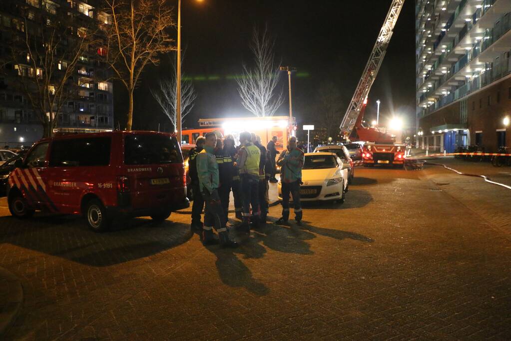 Gewonde bij uitslaande brand in flat