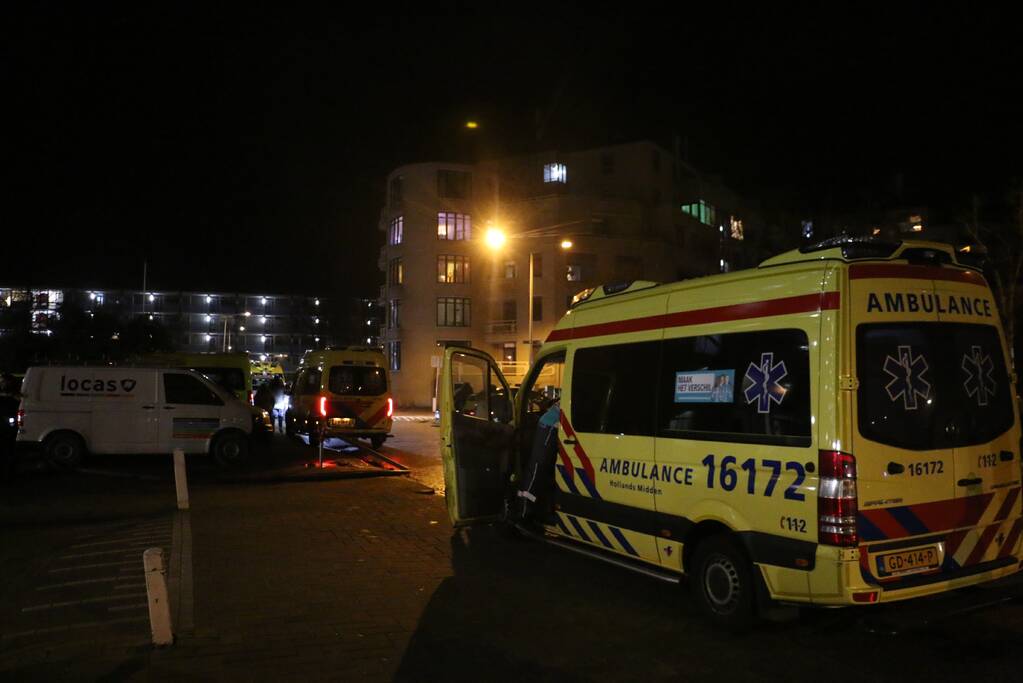 Gewonde bij uitslaande brand in flat