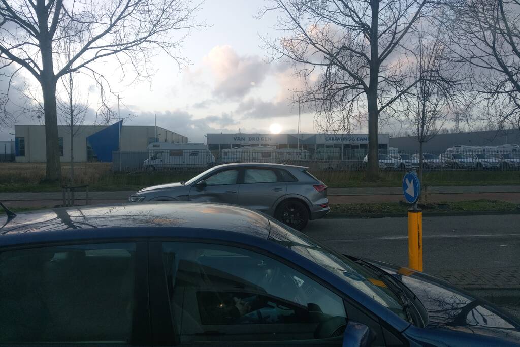 Auto flink beschadigd bij ongeval