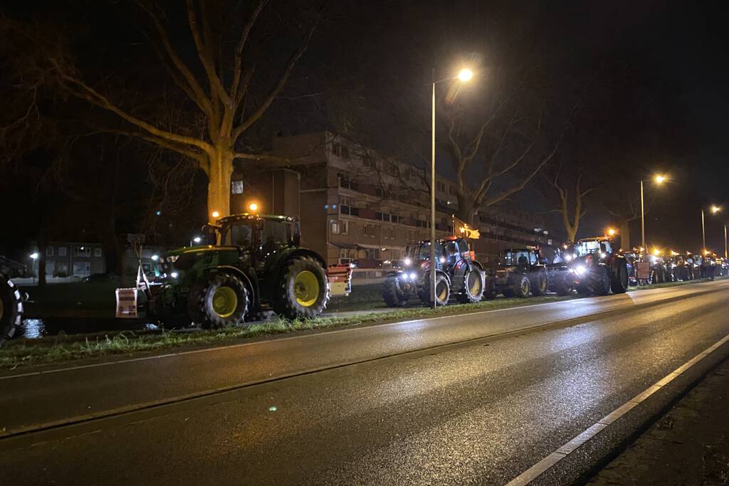Groningse boeren gestrand in Kampen