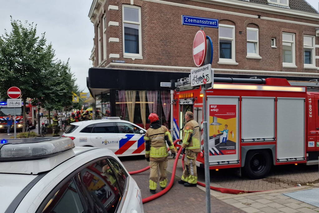 Restaurant Damas ontruimd door brand