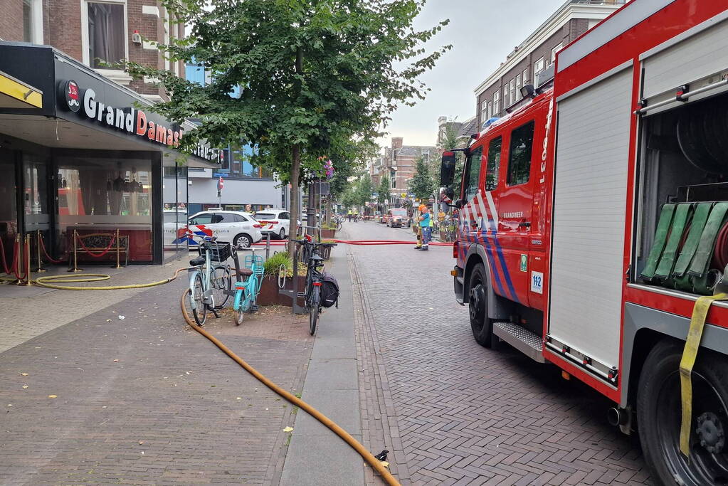 Restaurant Damas ontruimd door brand