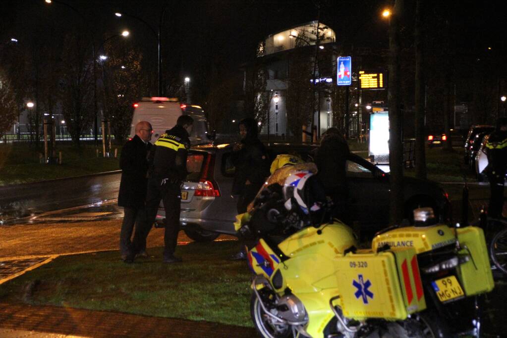Fietster gewond na aanrijding