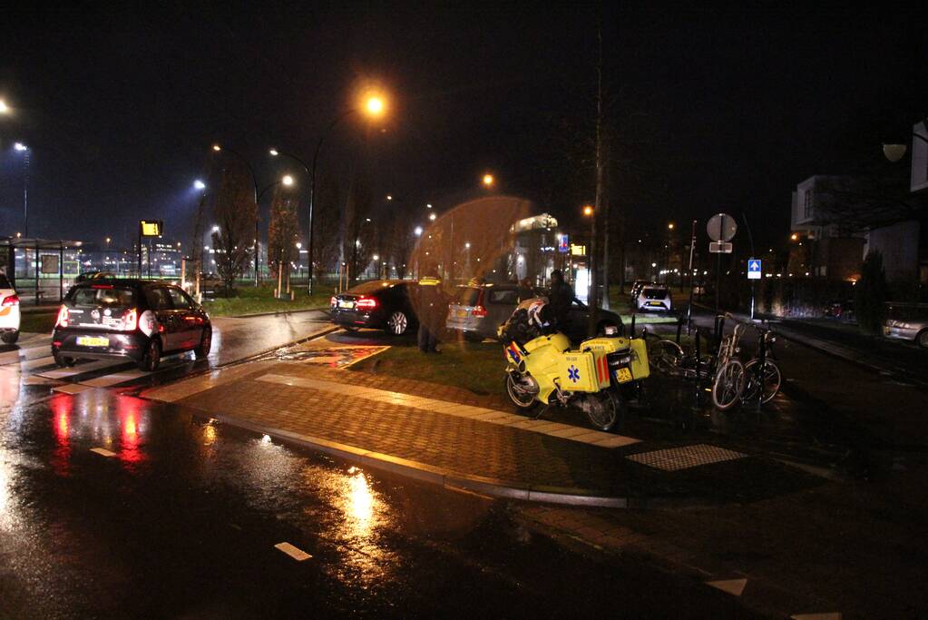 Fietster gewond na aanrijding