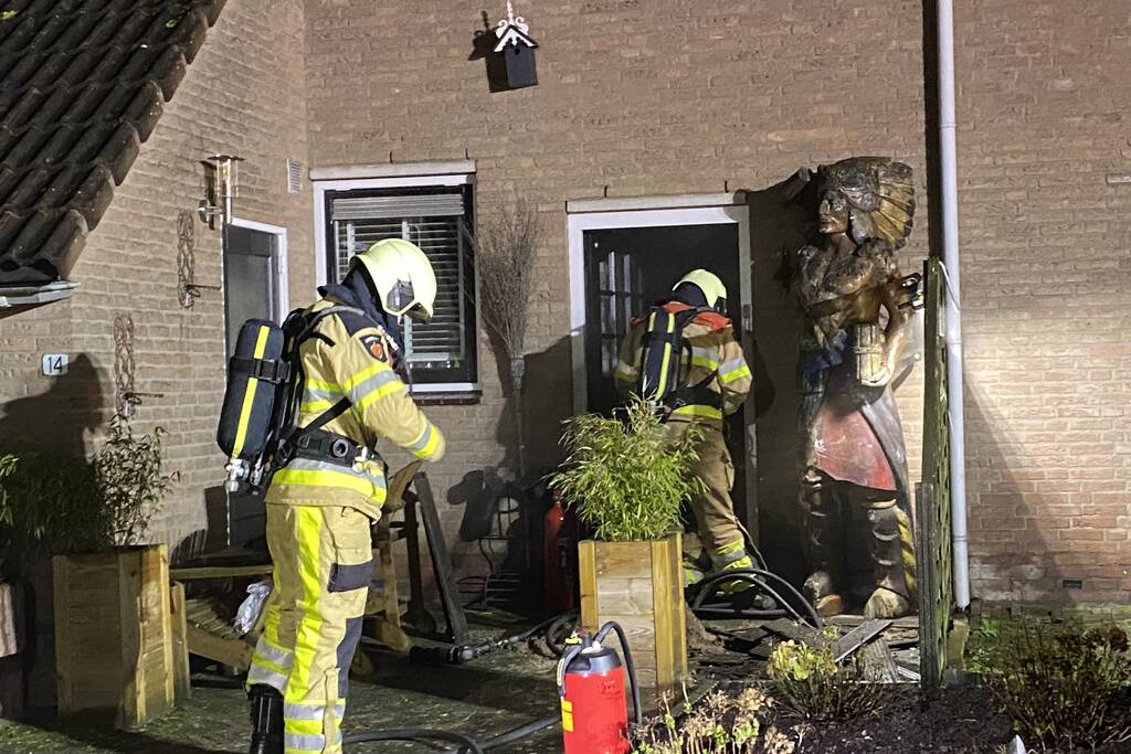 Woning vol rook na brand door kortsluiting