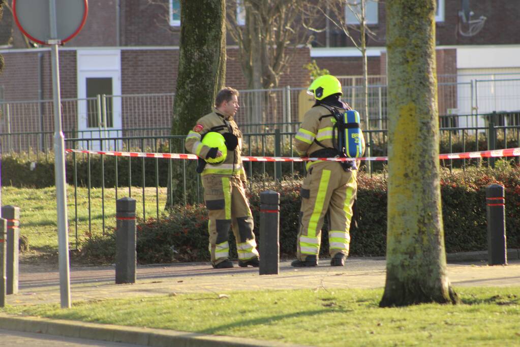 Gasleiding geraakt bij sloopwerkzaamheden