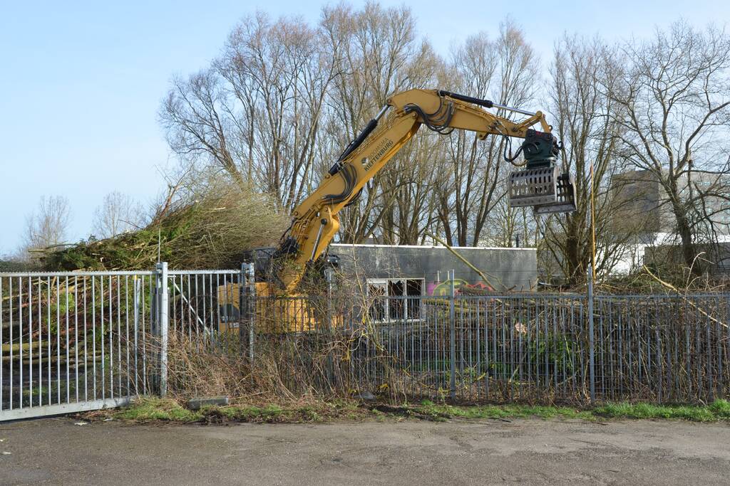 Bomen gerooid voor nieuw Cambuur Stadion