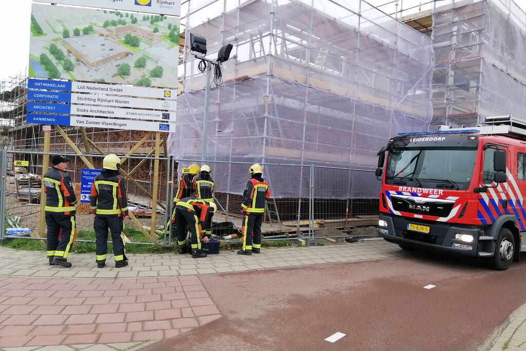 Bouwverlichting dreigt om te vallen