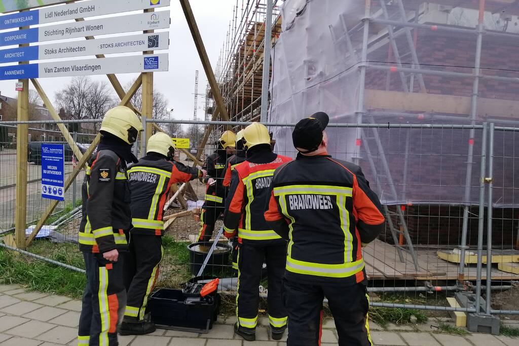 Bouwverlichting dreigt om te vallen