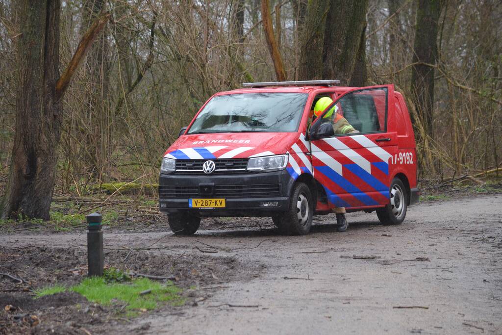 Zoektocht naar persoon te water