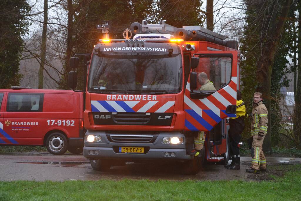 Zoektocht naar persoon te water