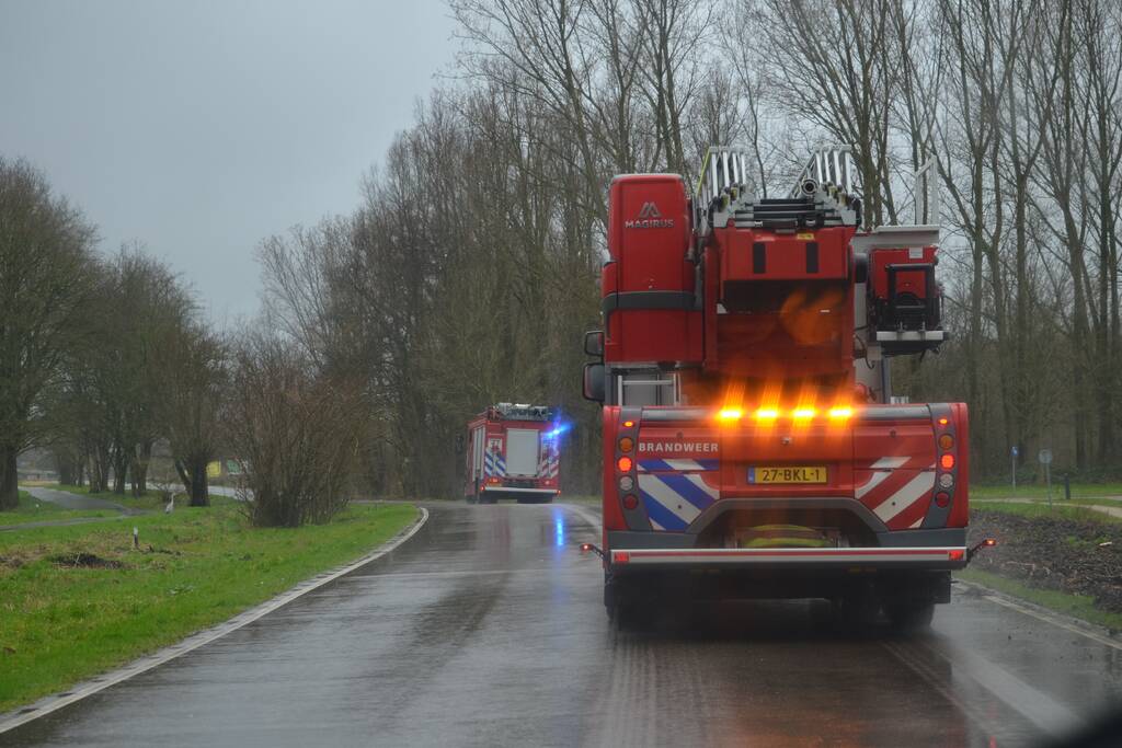 Zoektocht naar persoon te water