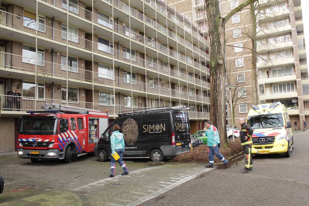 Combimagnetron vliegt in brand tijdens het bakken