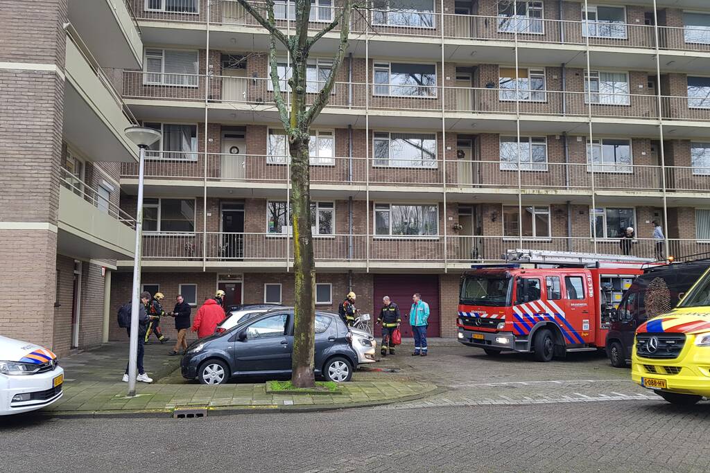 Combimagnetron vliegt in brand tijdens het bakken