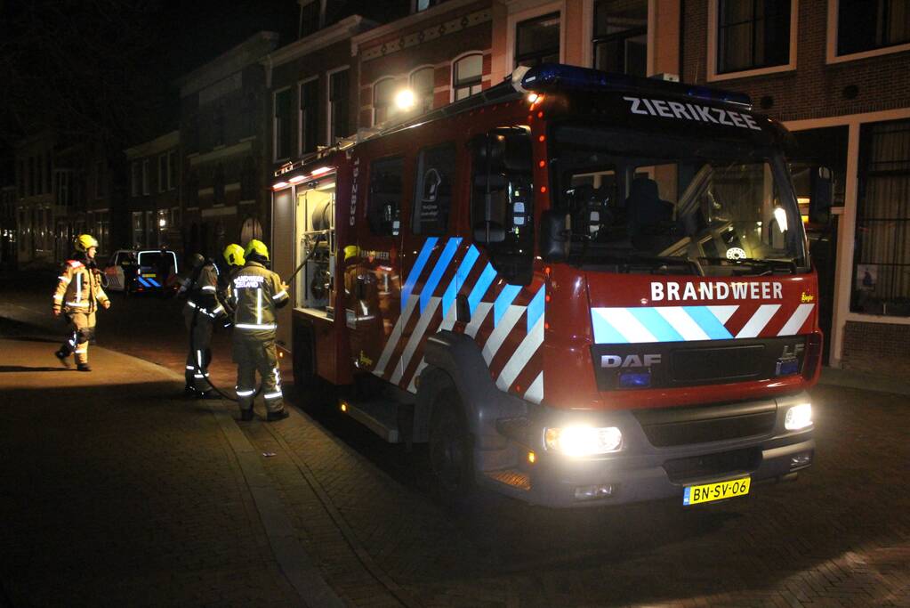 Brand in ondergrondse container