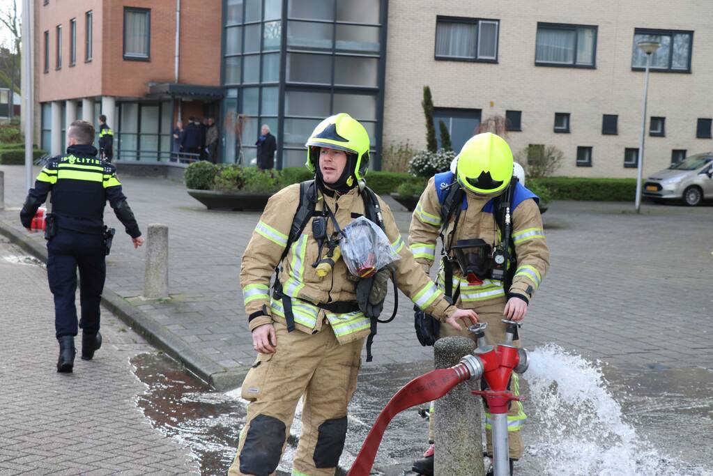 Uitslaande brand in slooppand