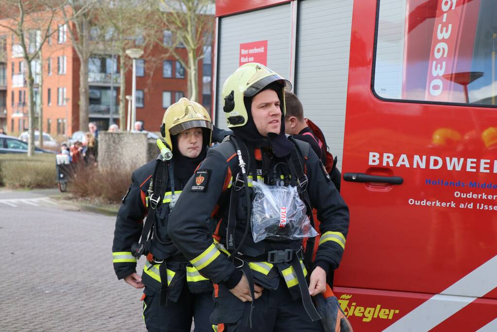 Uitslaande brand in slooppand