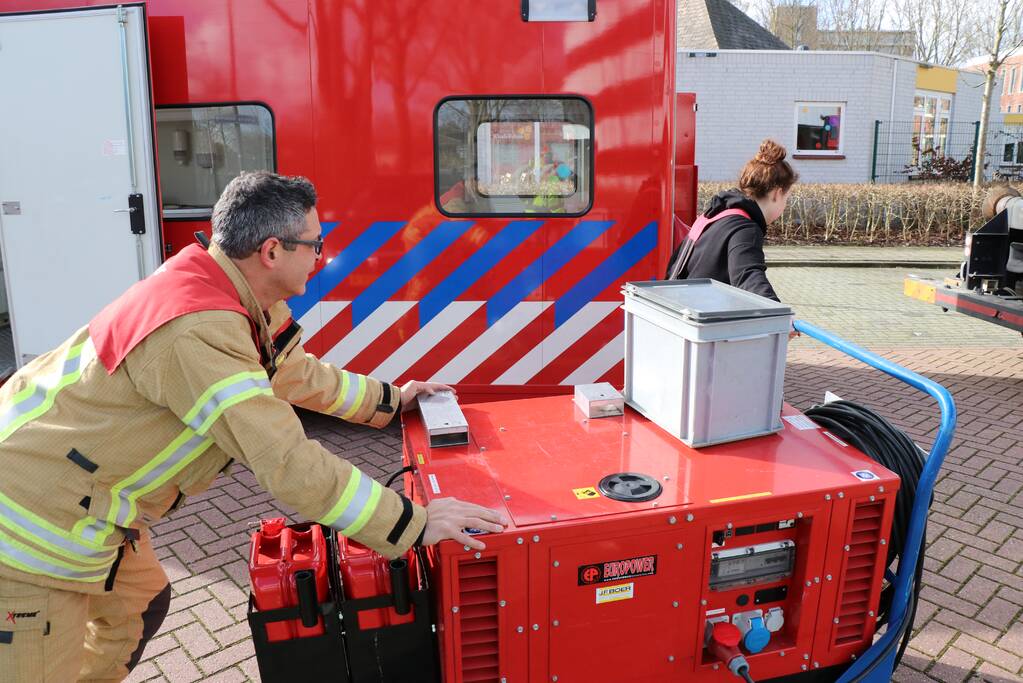 Uitslaande brand in slooppand