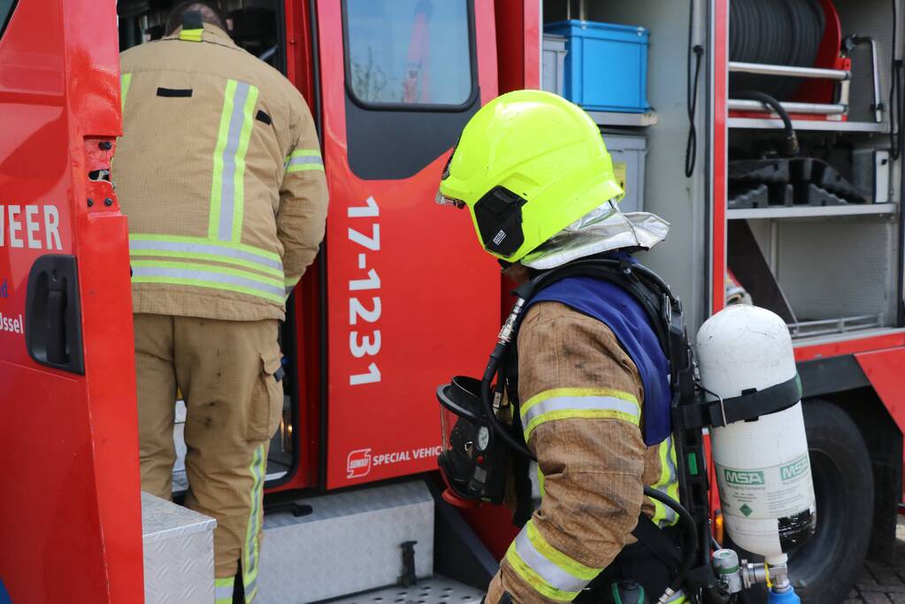 Uitslaande brand in slooppand