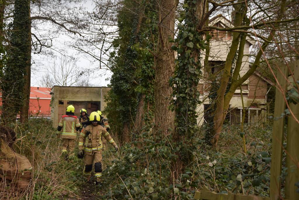 Gaslekkage bij sloopwoning