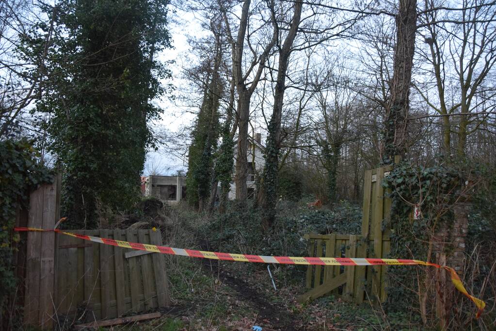 Gaslekkage bij sloopwoning