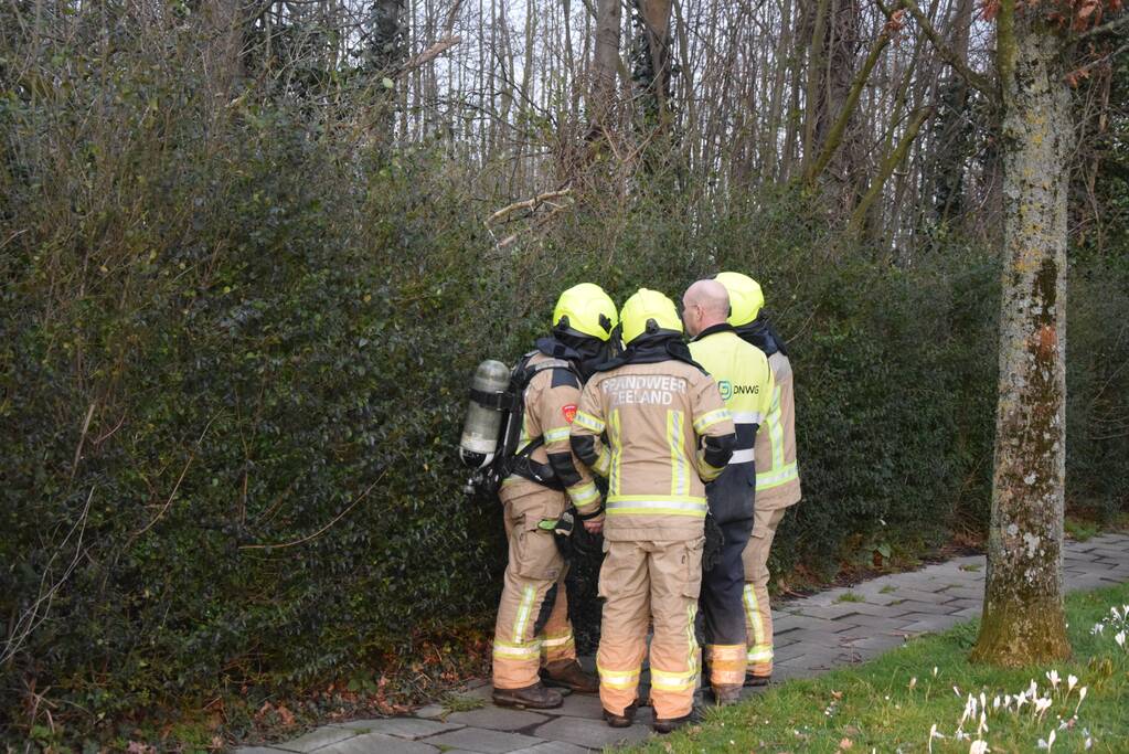 Gaslekkage bij sloopwoning