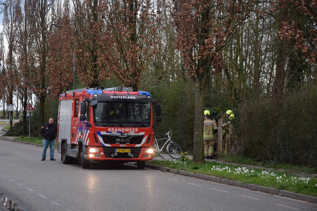 Gaslekkage bij sloopwoning