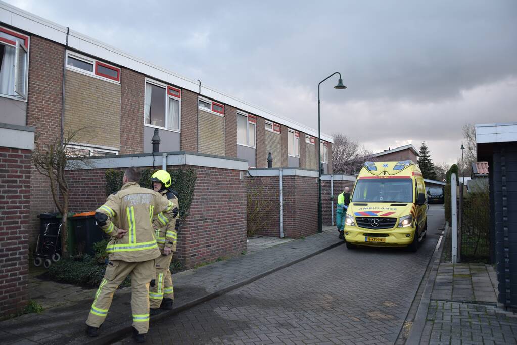 Geiser in woning vat vlam